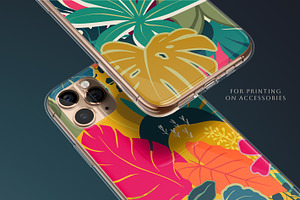 Tropical Collage Vector Collection