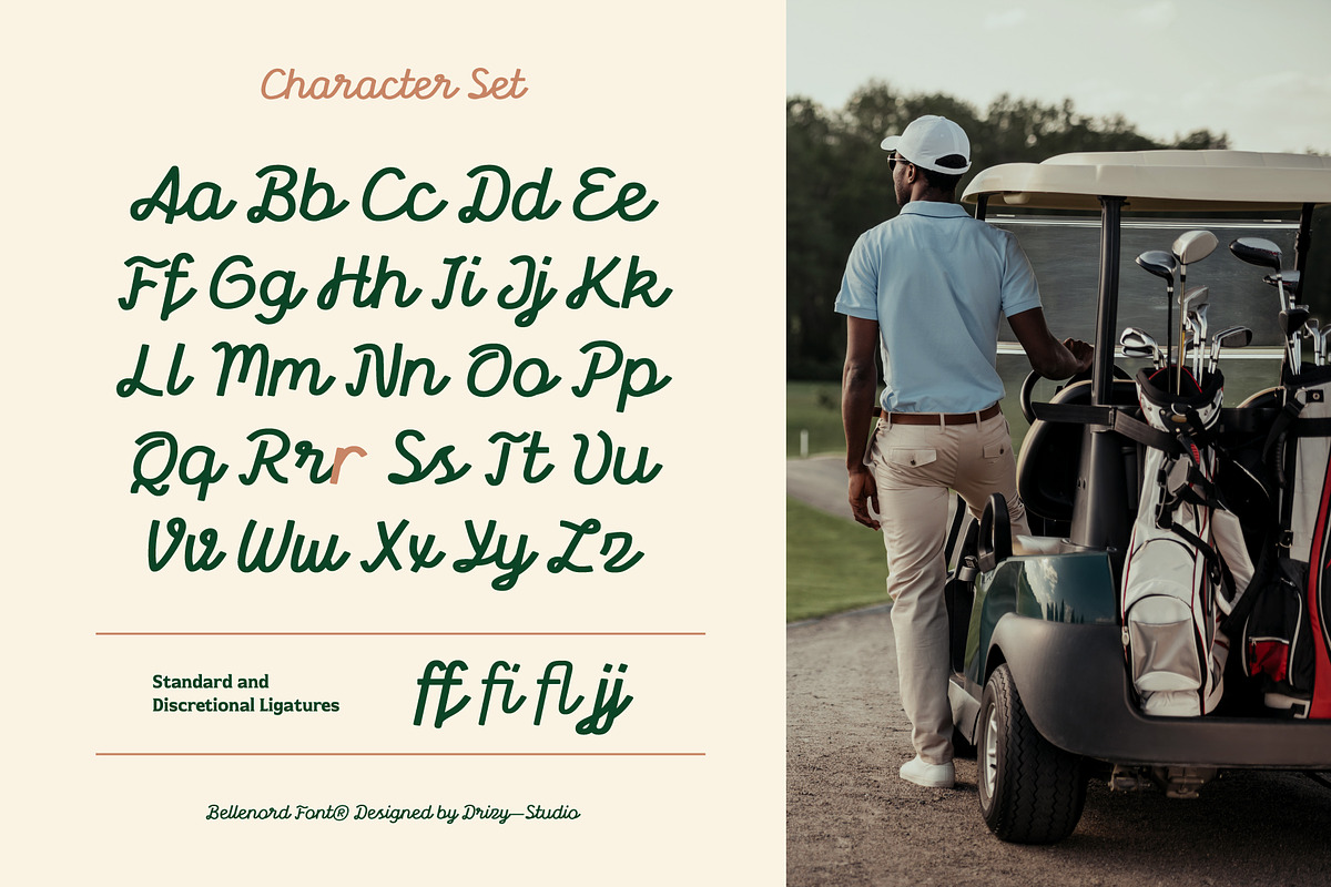 Bellenord – Monoline Script Display, a Script Font by Drizy (Photo 4 of 10)