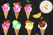 Ice Cream clipart, an Illustration by Download Graphic Art (Thumbnail 3 of 5)
