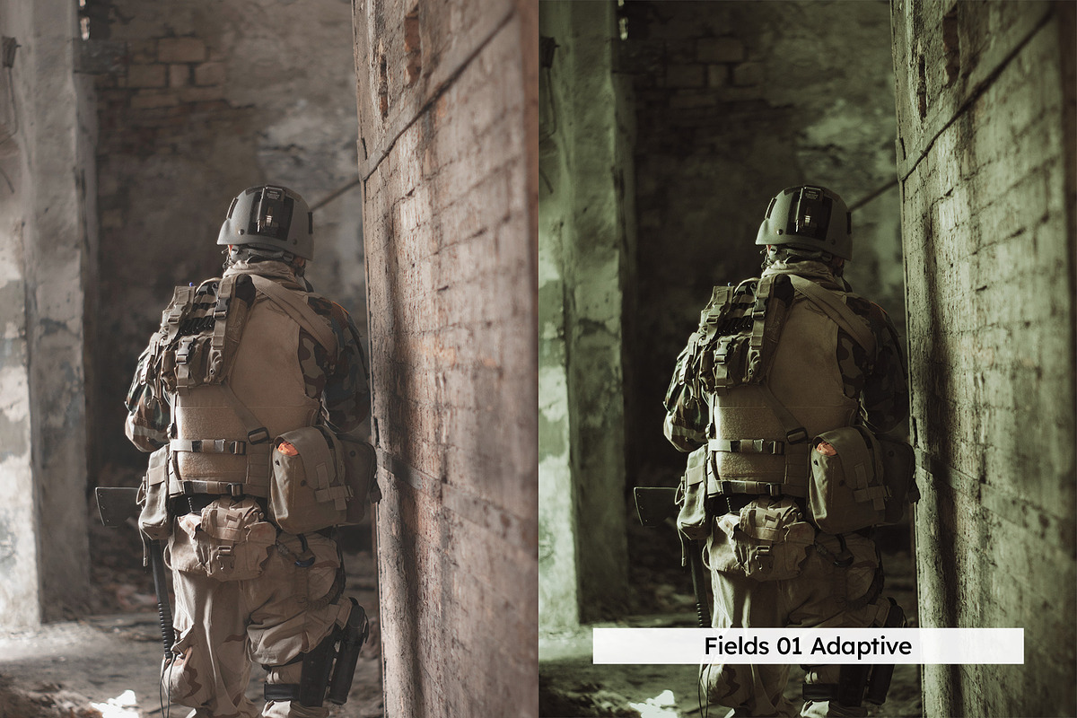 20 Muted Military Lightroom Presets, a Preset Add-On by SparkleStock (Photo 6 of 13)