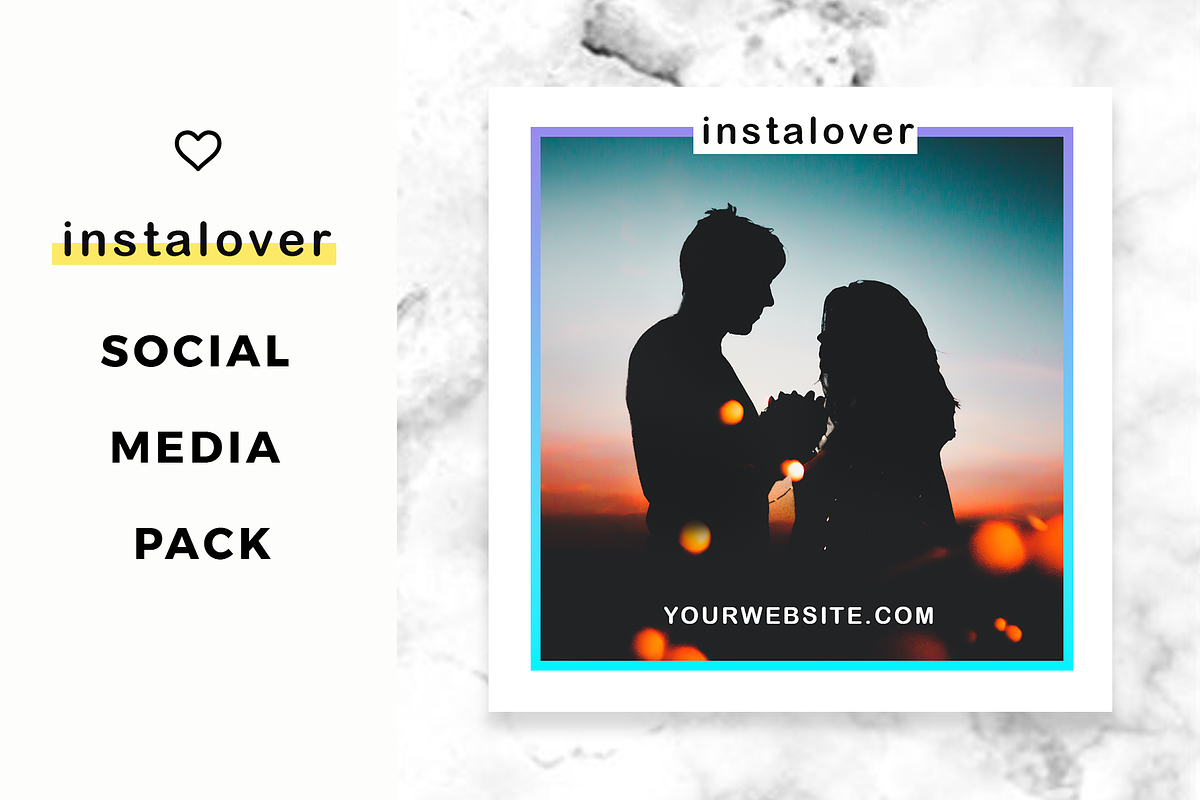 Instalover Instagram SocialMediaPack, a Social Media Template by RedRiver Studio (Photo 4 of 8)