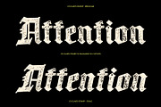 CS Claes Stamp, a Blackletter Font by Craft Supply Co. (Thumbnail 3 of 8)