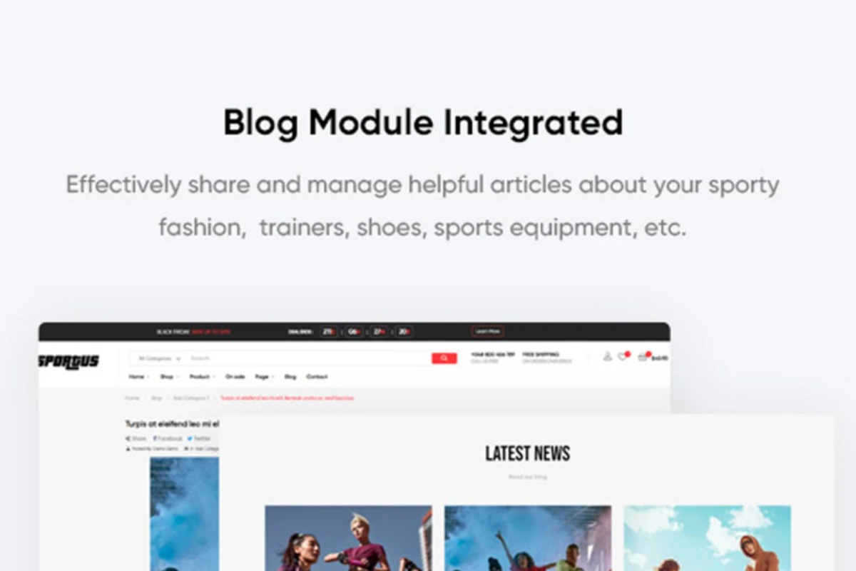 Leo Fitclub Sports Equipment Prestas, a Bootstrap Template by LeoTheme (Photo 8 of 13)