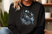 Watercolor Raven Clipart, an Illustration by DreamCafeArt (Thumbnail 5 of 7)