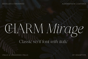 CHARM Mirage Classic Serif Font