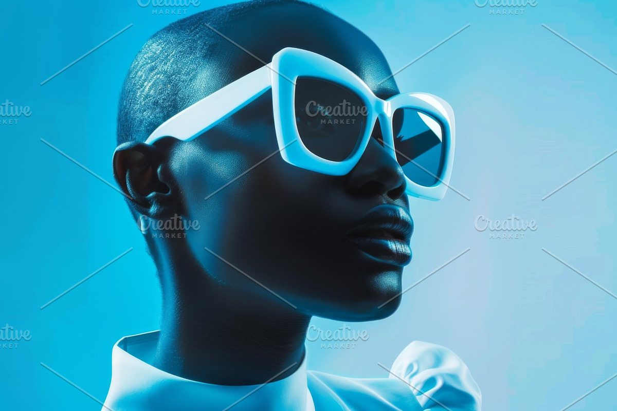109 Fashion models in sunglasses, a Beauty & Fashion Photo by Handmadefont (Photo 98 of 113)