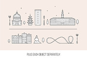Collection of 30 European cities, a Work Illustration by TheMountBirdStudio (Thumbnail 5 of 8)