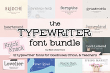 Typewriter Font Bundle