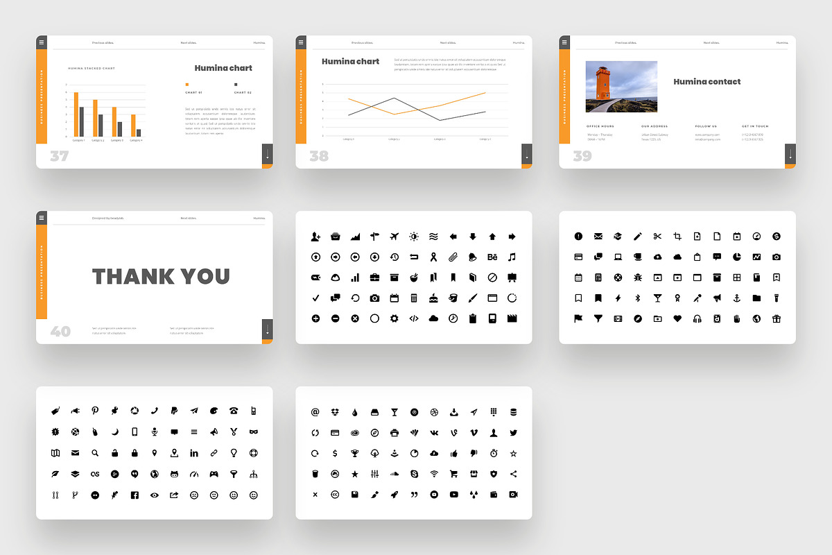 Humina - Business Keynote Template, a Presentation Template by BeadyLab (Photo 6 of 6)