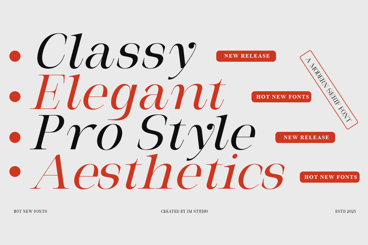 Milghera Serif, a Serif Font by IM Studio (Photo 9 of 12)