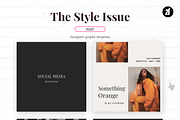 The style issue social media graphic, a Social Media Template by Chanut is industries (Thumbnail 3 of 8)