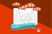 Aquarium Coloring Pages, an Education Illustration by Cozy Cat Design (Thumbnail 5 of 7)