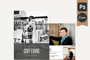 Guys Graduation Card Template - CHA, an Invitation Template by Laurie Cosgrove Design (Thumbnail 1 of 7)