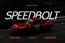Speedbolt – Modern Sport Typeface
