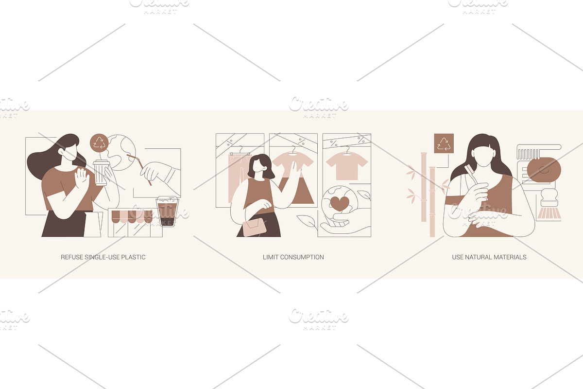Responsible attitude towards ecology, a Person Illustration by Visual Generation