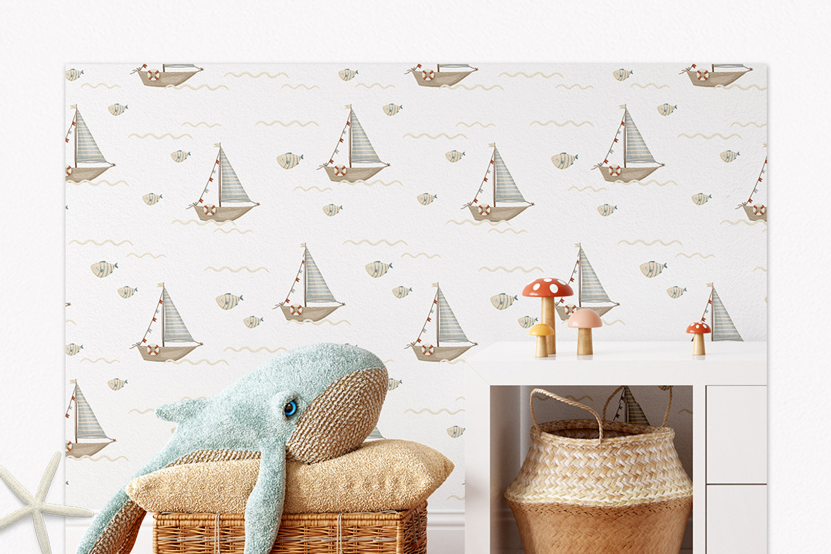 Sea Voyage. Kids graphic collection, an Animal Illustration by polikarpovaart (Photo 6 of 9)