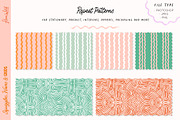 Squiggles, Waves, Grids, a Pattern Graphic by Flora Wild Designs (Thumbnail 7 of 8)