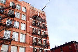 Brick and stairs in New York
