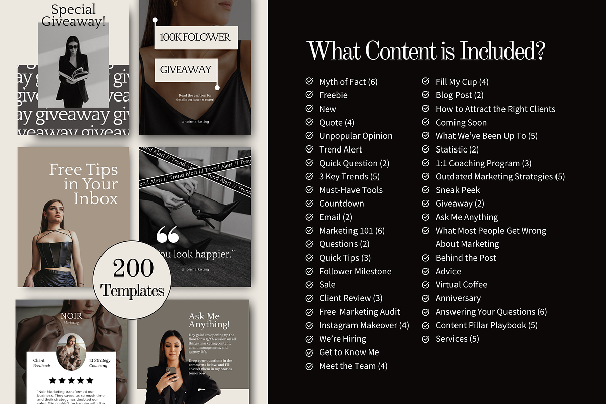 Marketing Agency Instagram Templates preview 3