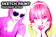Sketch Paint - Photoshop Action, an Action Add-On by Lightdesigns (Thumbnail 4 of 4)