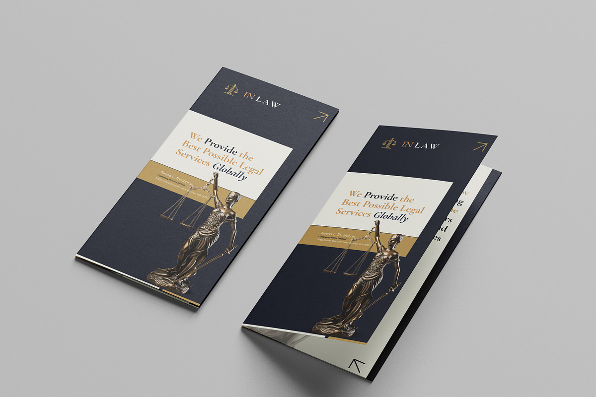 Lawyer Tri-fold Brochure, a Brochure Template by azadcsstune (Photo 5 of 5)