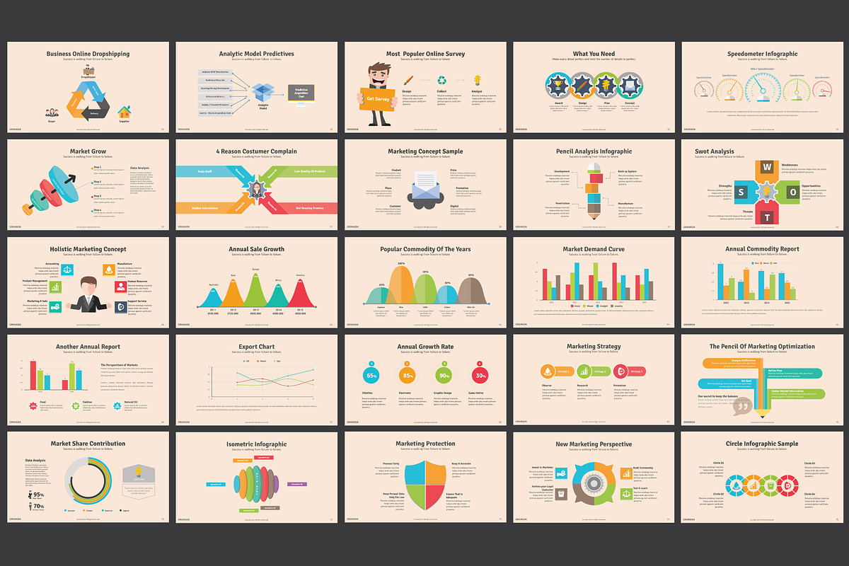 Granada Keynote Template, a Presentation Template by DesignCorner (Photo 4 of 5)