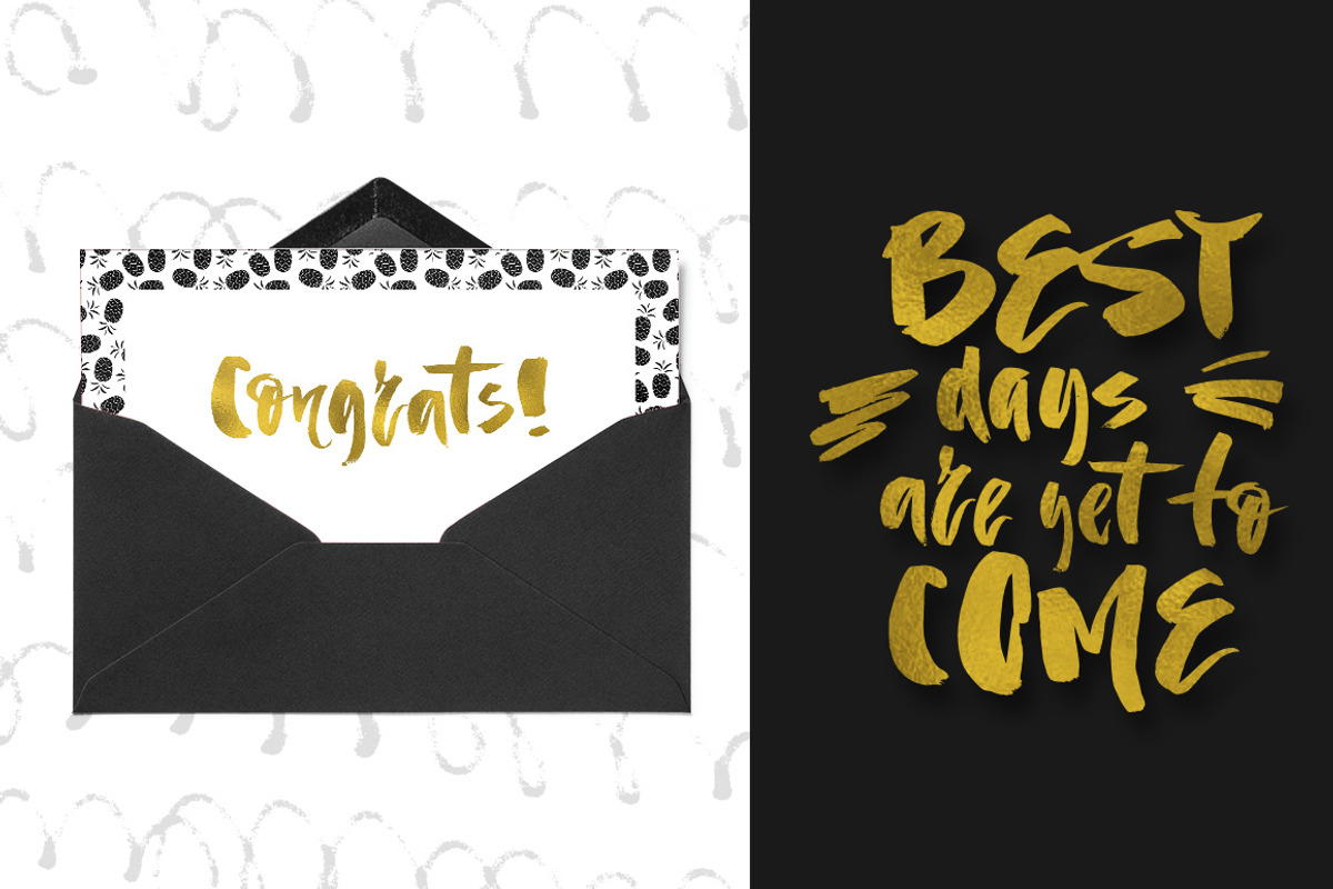 Haiti Organic Brush Font +Extras, a Script Font by Favete Art (Photo 9 of 11)