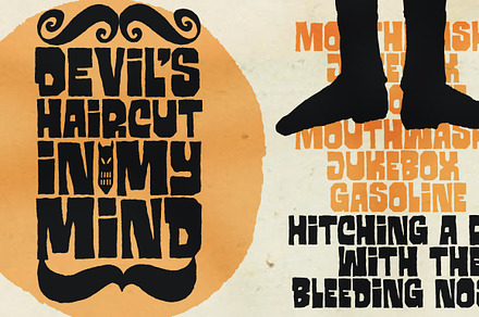 Manicuore Font, Italian movie poster, a Font by PintassilgoPrints