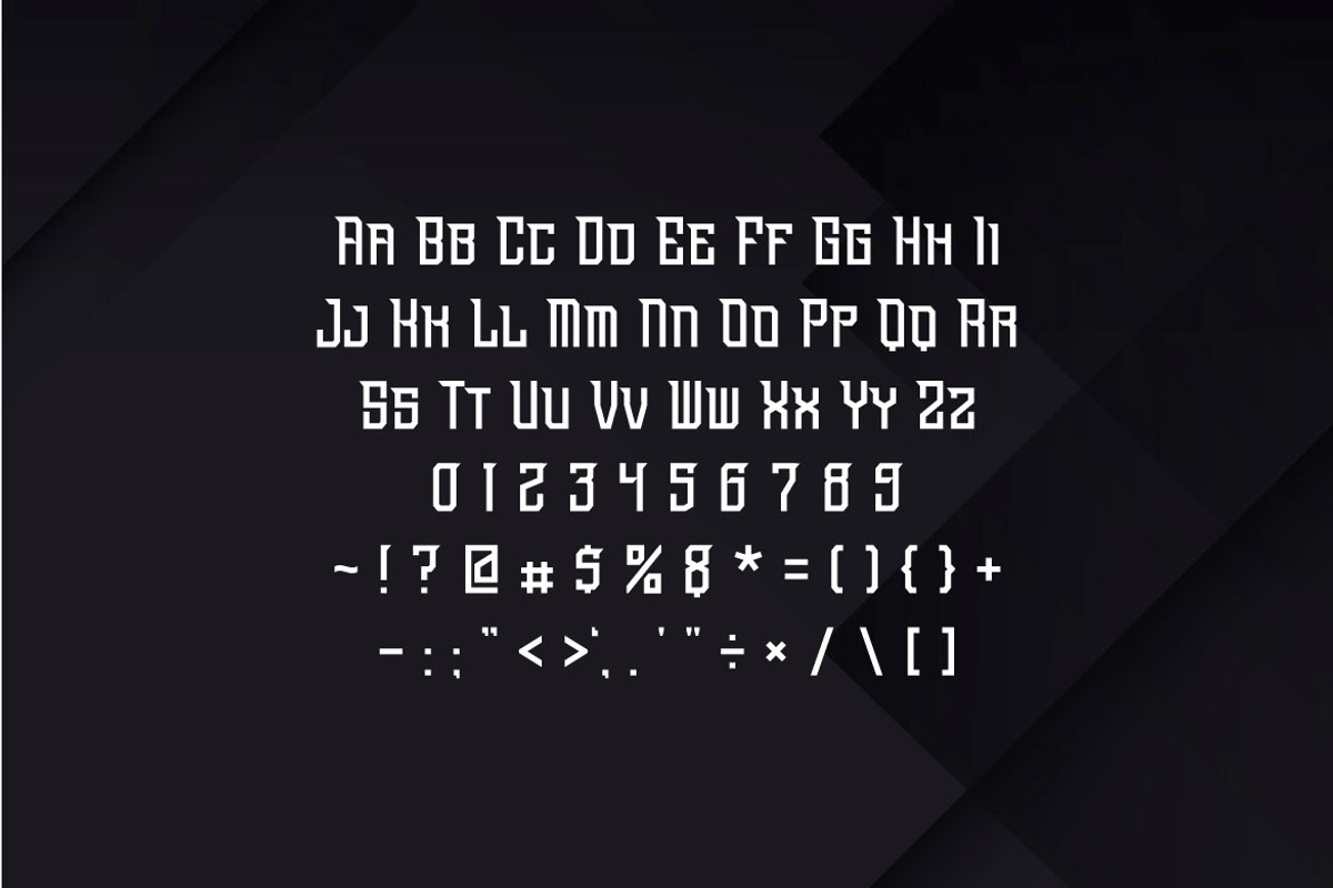 Heroshima - Modern Display Font, a Font by Mightyfire (Photo 2 of 3)