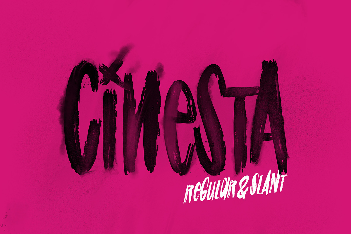 Cinesta Font preview 3