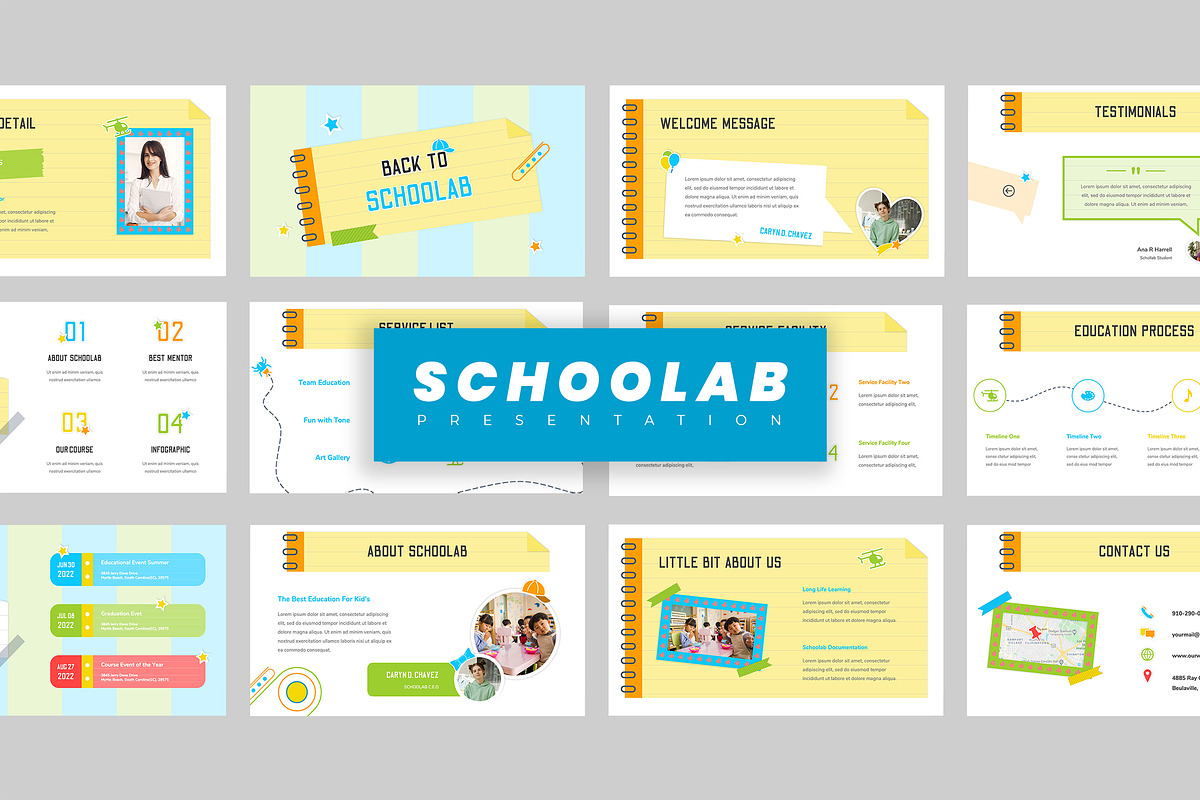 Schoolab - Google Slide Template, a Presentation Template by TMint Creative