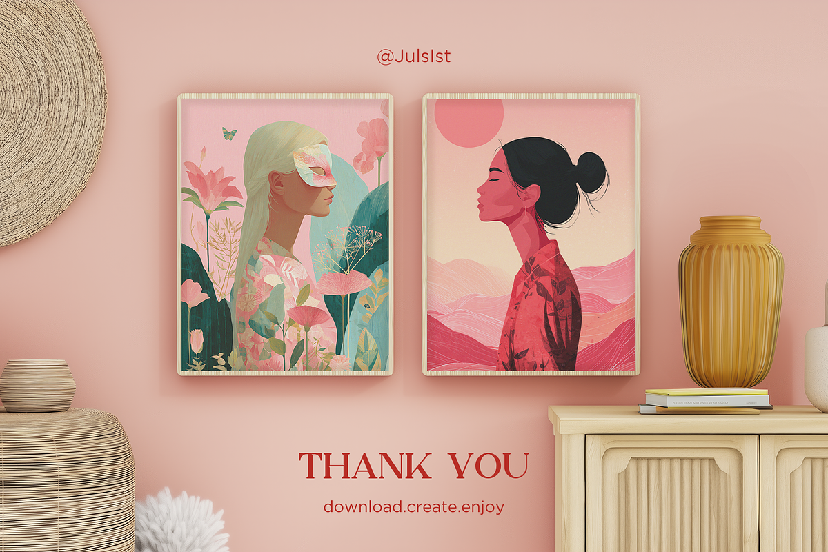 Modern Eclectic Prints Posters, a Background Graphic by JulsIst (Photo 12 of 12)