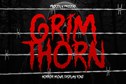Grimthorn Hardcore Font, a Font by PutraCetol Studio (Thumbnail 1 of 5)