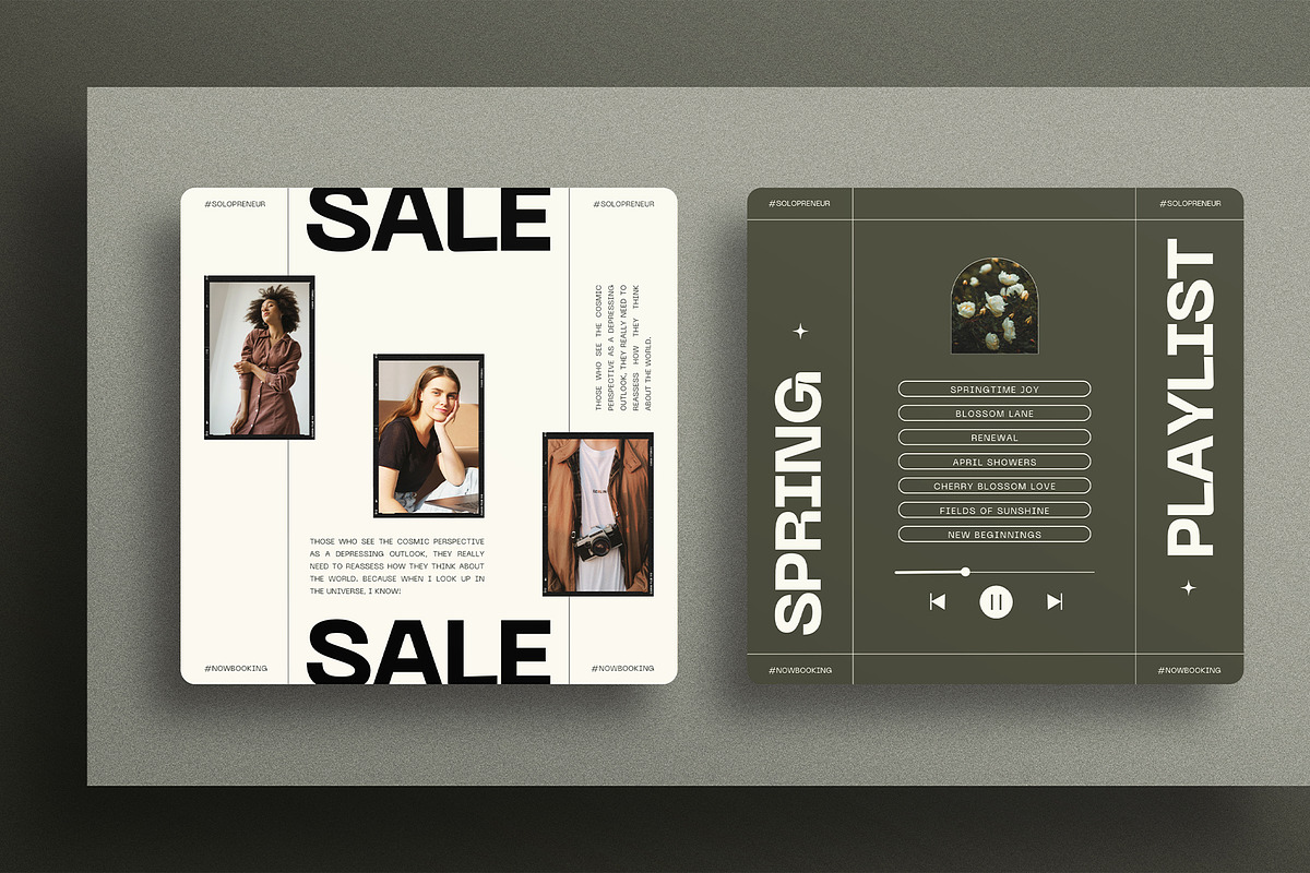 Grace - Aesthetic Social Media Pack, a Social Media Template by SilverStag Type Foundry (Photo 27 of 38)