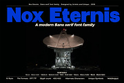 Nox Eternis - Sans serif font family, a Sans Serif Font by Artistic & Unique (Thumbnail 2 of 15)