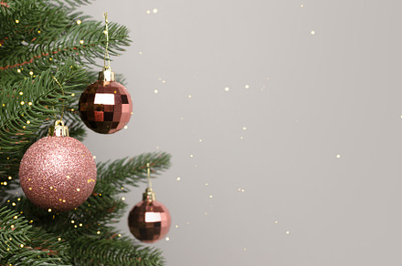 Pink Christmas decorations, a Photo by rorygez fresh