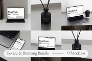 MacBook iPhone Diffuser Mockups PSD, a Mac Mockup by Feel This (Thumbnail 1 of 10)