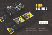 Build Business - Bifold Brochure, a Brochure Template by AQR Studio (Thumbnail 1 of 2)