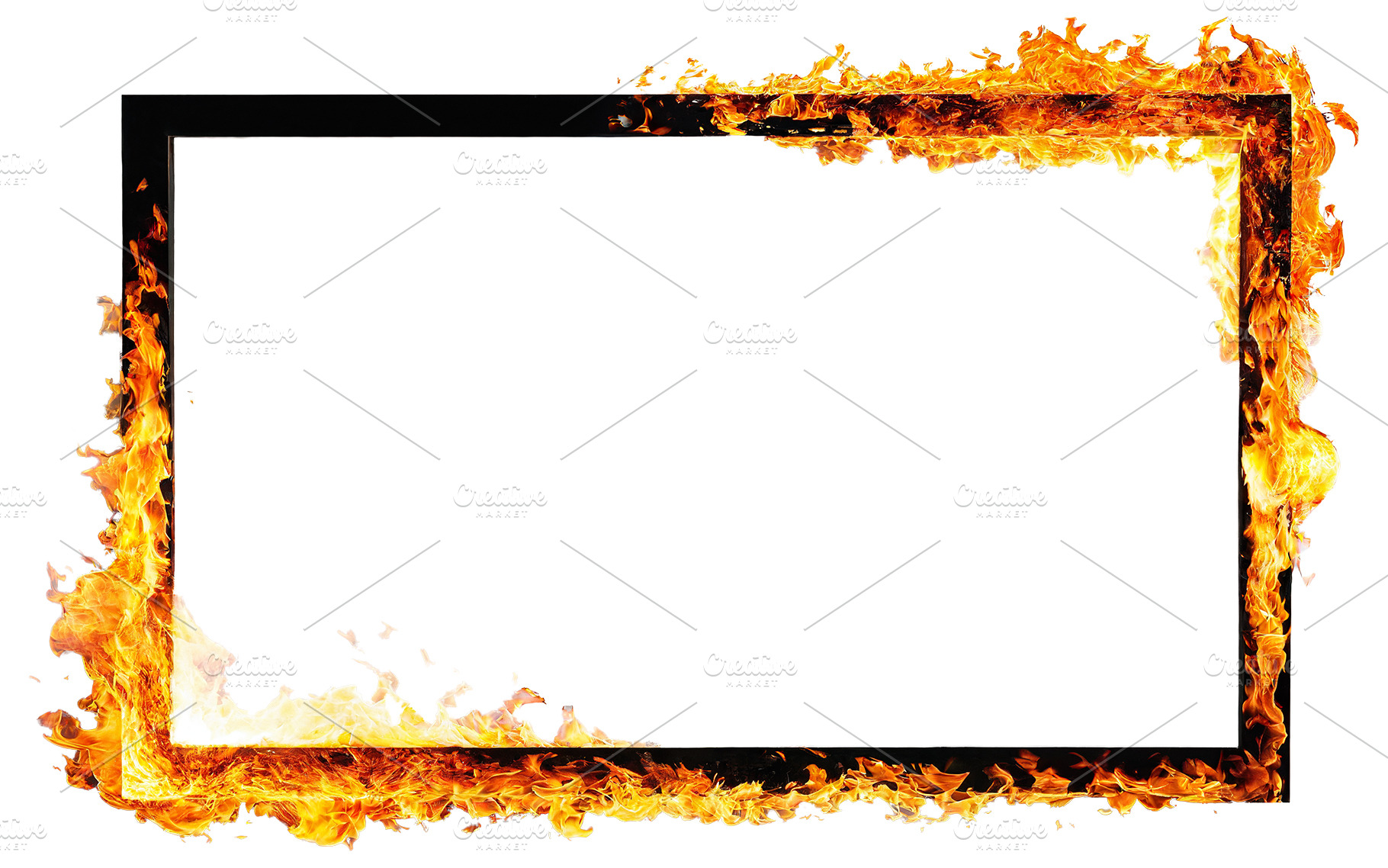 burning frame transparent background, an Arts & Entertainment Photo by itakdalee