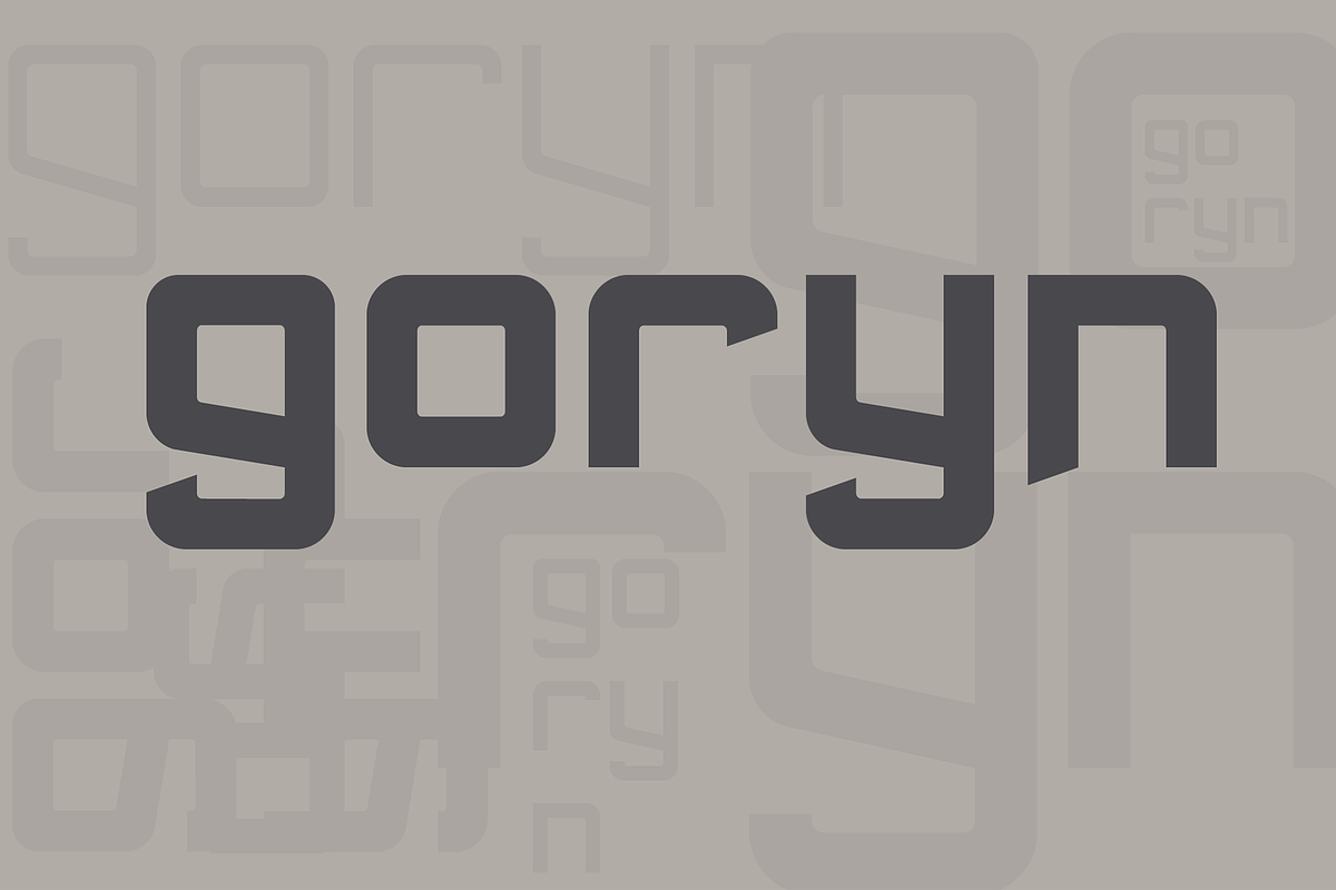 Goryn font family, a Sans Serif Font by vlad.berla (Photo 2 of 7)