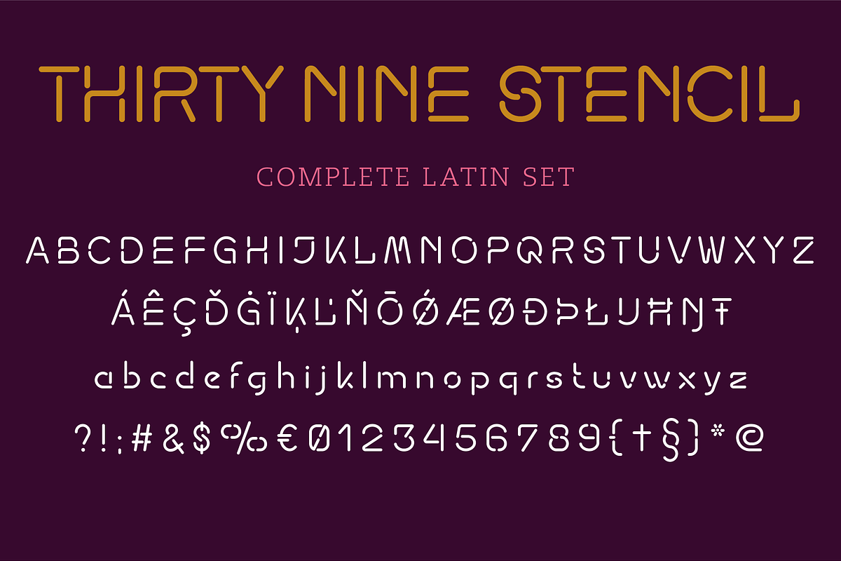 ThirtyNine-Stencil preview 3