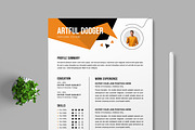 Resume Template Design, a Resume Template by MightyDesign (Thumbnail 2 of 10)