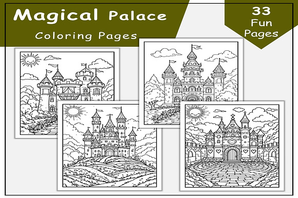 Historical Palace Coloring Pages