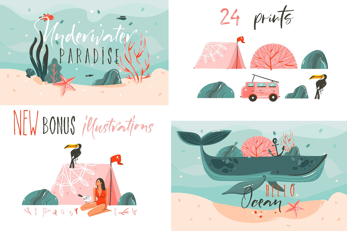 Mermazing Life 30% OFF!, an Animal Illustration by Anastasy_helter (Photo 9 of 21)