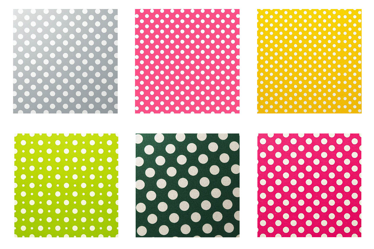 White Polka Dot Digital Paper, a Pattern Graphic by fashionaddict (Photo 3 of 6)