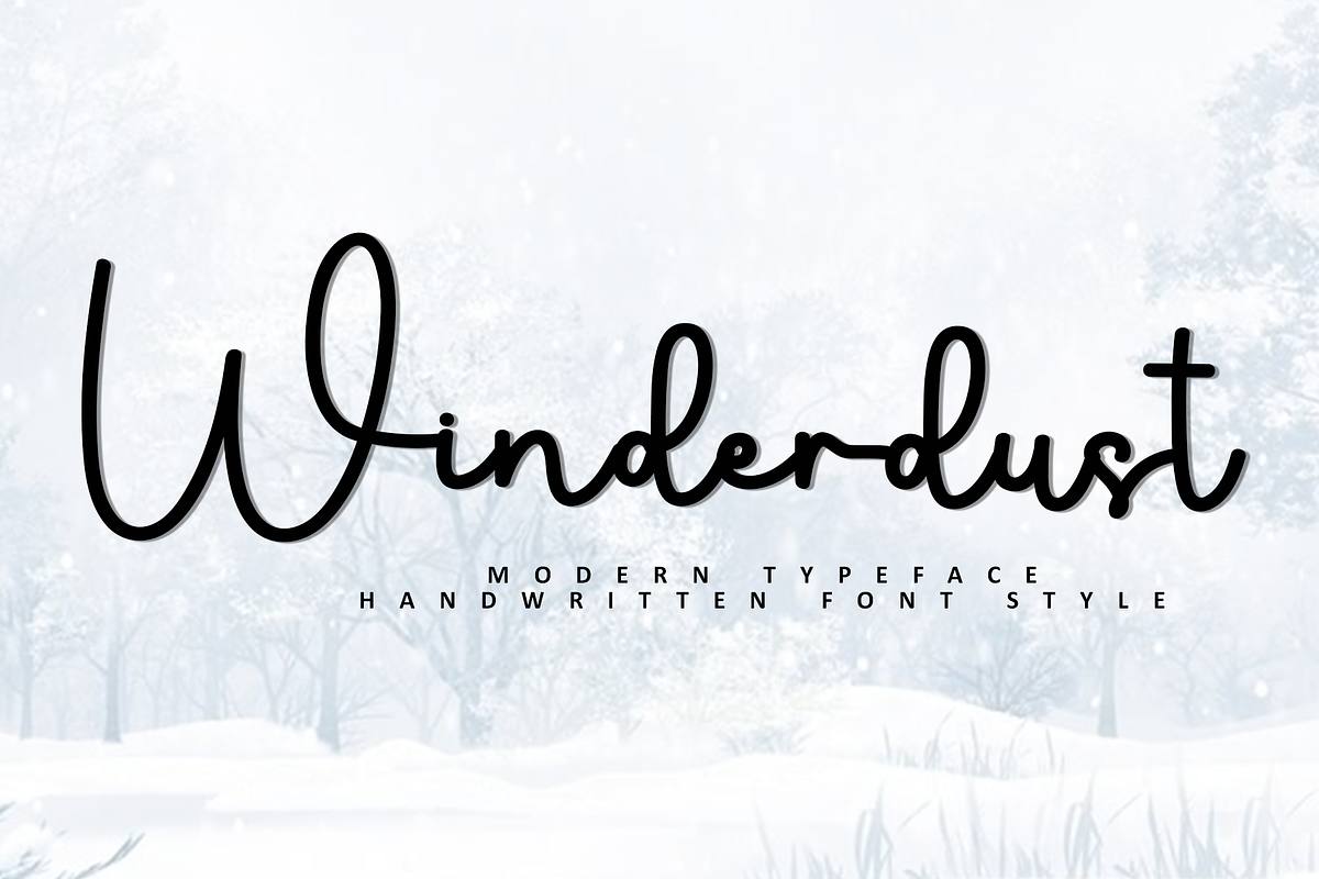 Winderlust, a Handwritten Font by FreshTypeINK (Photo 1 of 8)