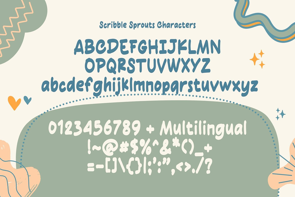 Scribble Sprouts - Playful Font, a Handwritten Font by Xelo Graph (Photo 4 of 5)