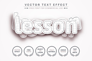 Lesson - Editable Text Effect