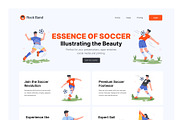 Flat Soccer Illustrations, a Sport Illustration by Vectors Market (Thumbnail 4 of 11)