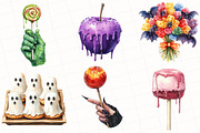 Halloween Trick or Treat Clipart, an Illustration by OK Design (Thumbnail 5 of 5)